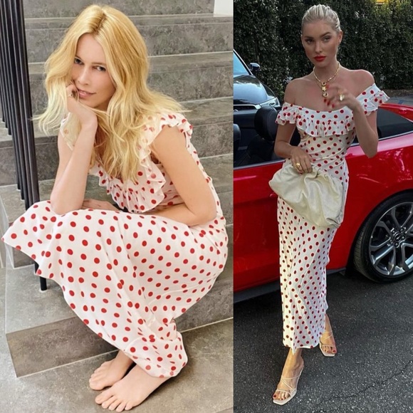 Realisation Par Dresses & Skirts - Rare Réalisation Par Claudia Maxi Dress in Super Dot